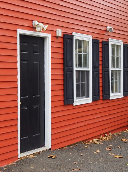 Red Vinyl Siding Installation in Rocklin