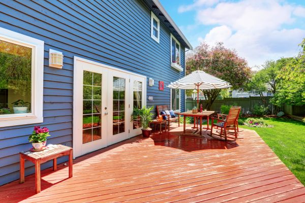Blue Siding Installation in Rocklin